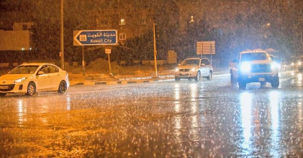 rain in kuwait