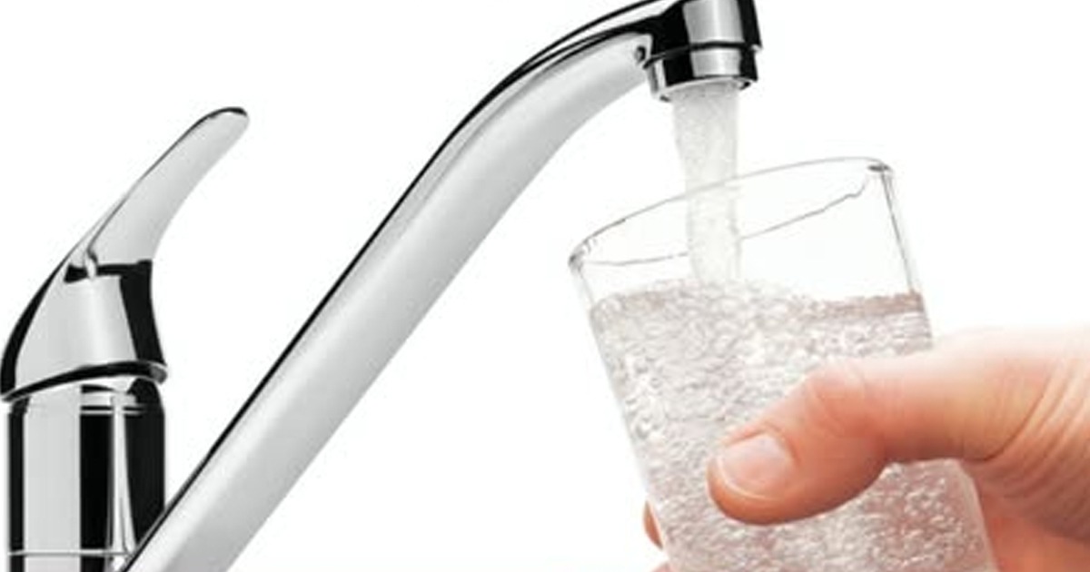 drinking water