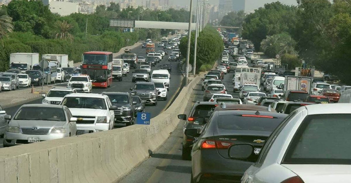 traffic in kuwait