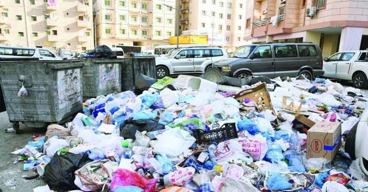 garbage increasing in kuwait