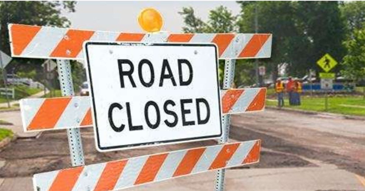 road closed