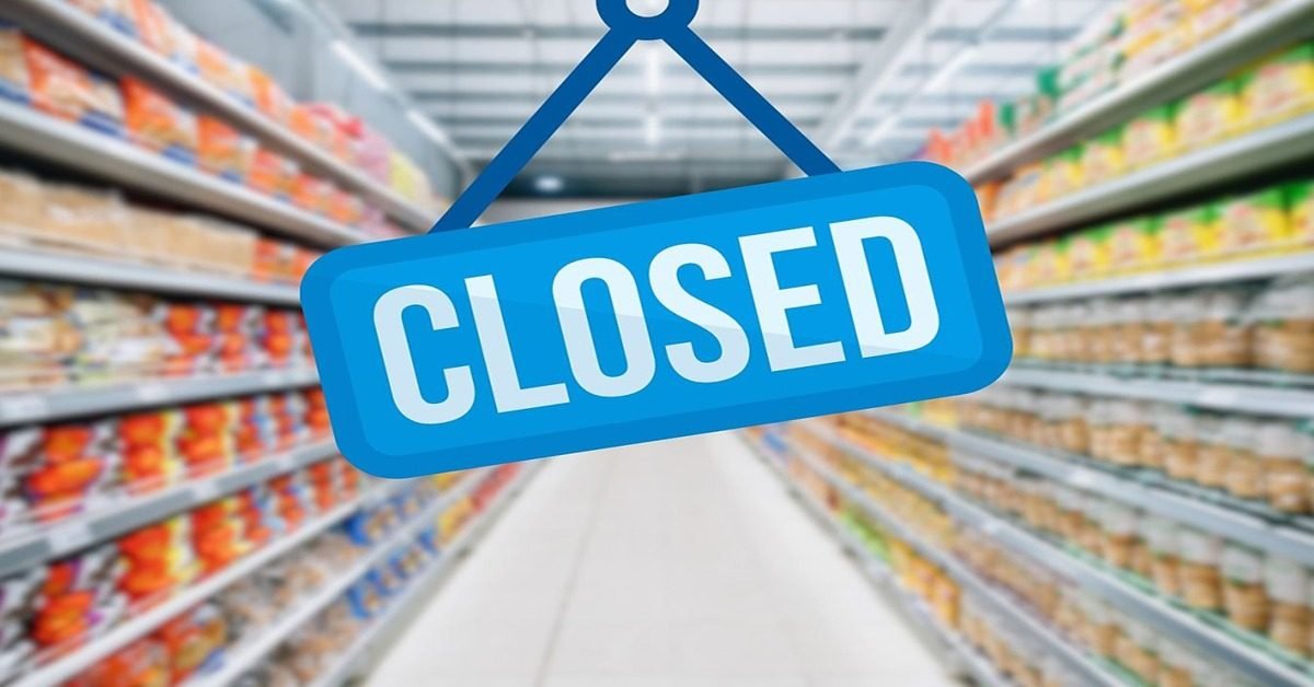 shops closed